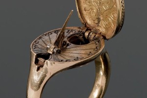 Sundial ring 1570 German.